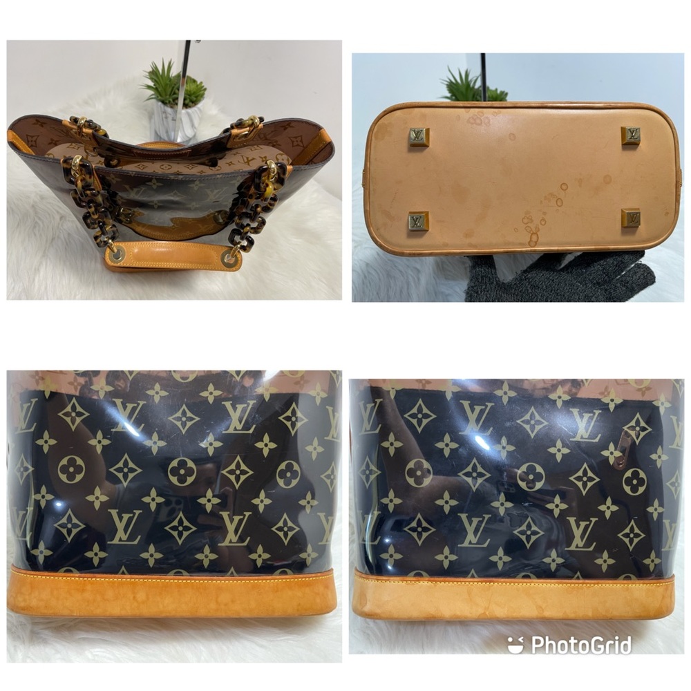 Sac Ambre Monogram MM Vinyl Tote Bag - Picture 9 of 16